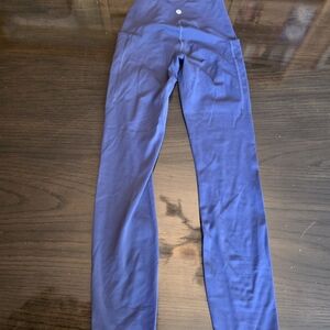 Lululemon Athletica Wunder Train High-Rise Tight 25 Deep Blue Leggings